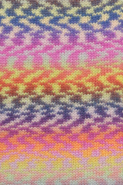 Lang Yarns Cloud Funky 0023 Melone/Marineblau/Gelb/Mauve