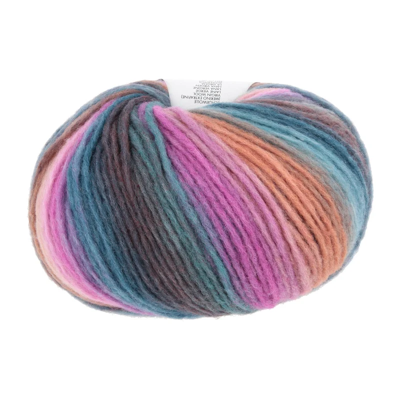 Lang Yarns Cloud 0032 Rosa/Eisblau/Petrol/Violett