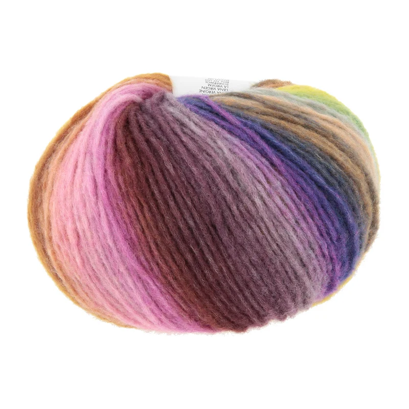 Lang Yarns Cloud 0031 Orange/Marineblau/Gelb/Rosa/Pflaume