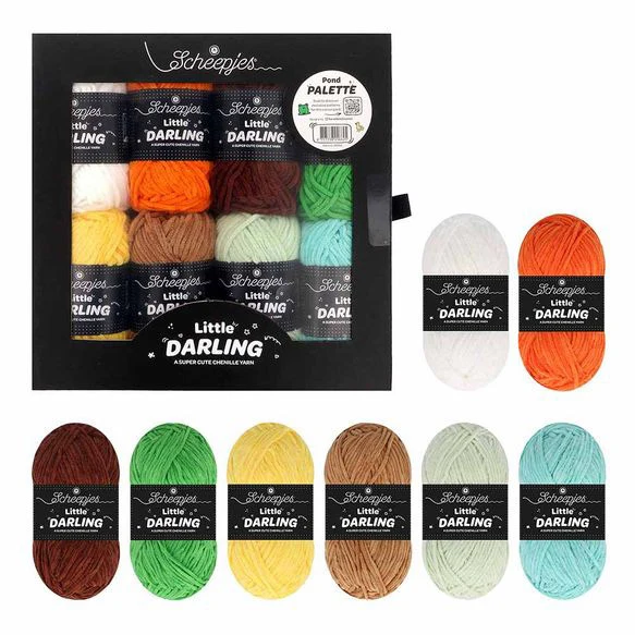 Scheepjes Little Darling Farbpaket 8 x 25 g „Pond Palet“