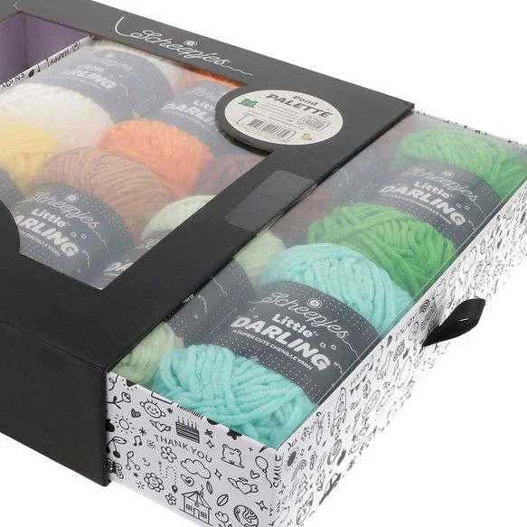 Scheepjes Little Darling Farbpaket 8 x 25 g „Pond Palet“