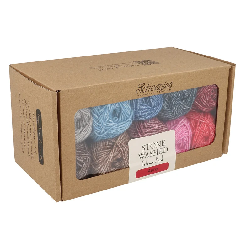 Scheepjes Stone Washed Colour Pack Aura