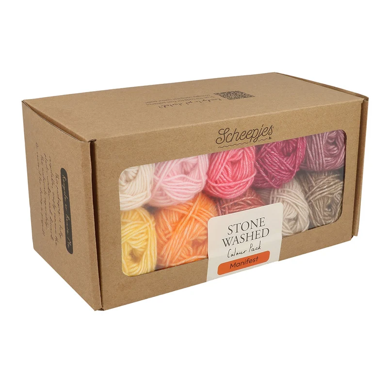 Scheepjes Stone Washed Colour Pack Manifest