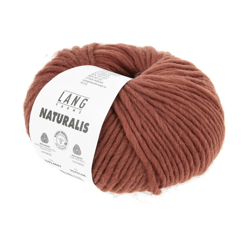 Lang Yarns Naturalis 0087 Ziegelrot