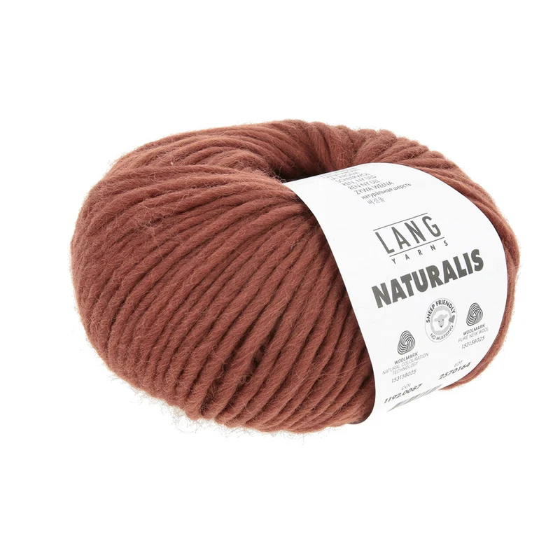 Lang Yarns Naturalis 0087 Ziegelrot