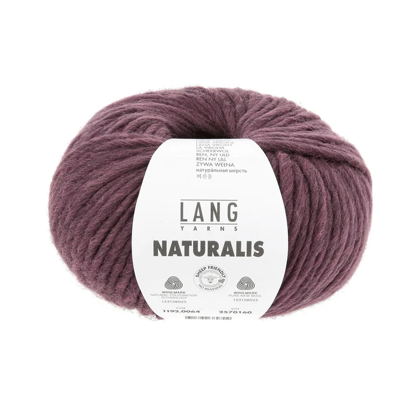 Lang Yarns Naturalis 0064 Burgund