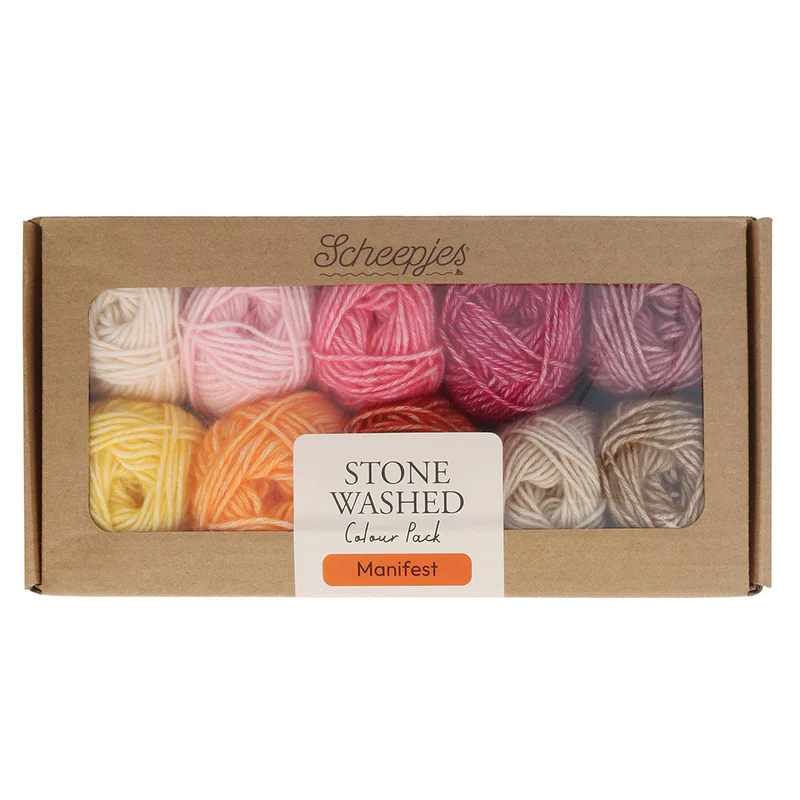 Scheepjes Stone Washed Colour Pack „Intentions“