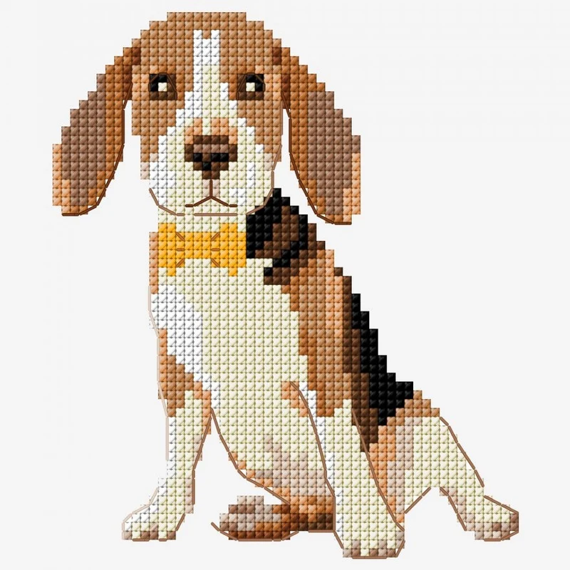 Stickanleitung „Beagle-Hündchen“ (digital)