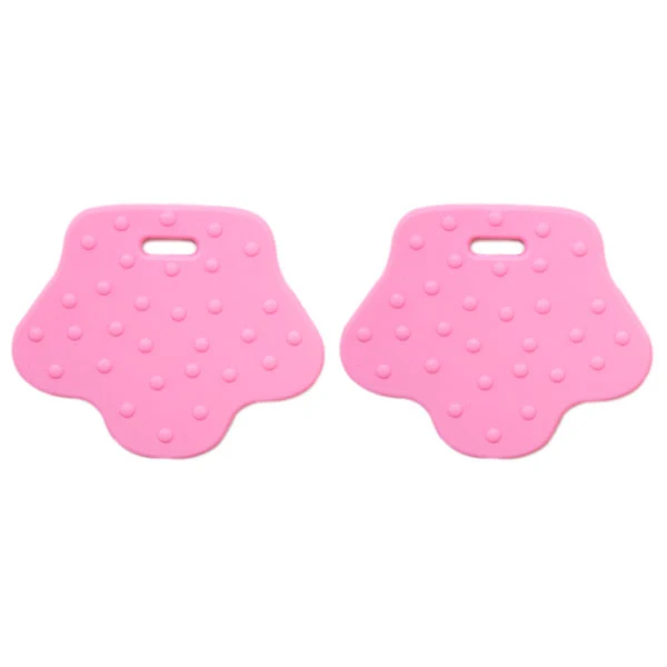 Go Handmade Tierpfoten-Beißringe 3 Babyrosa