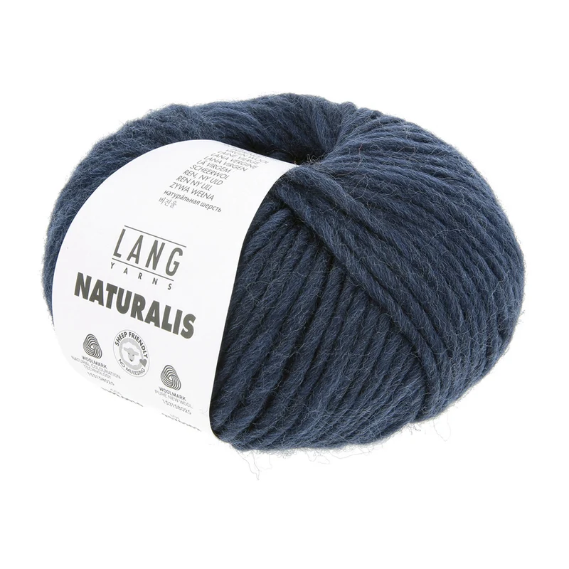 Lang Yarns Naturalis 0010 Stahlblau