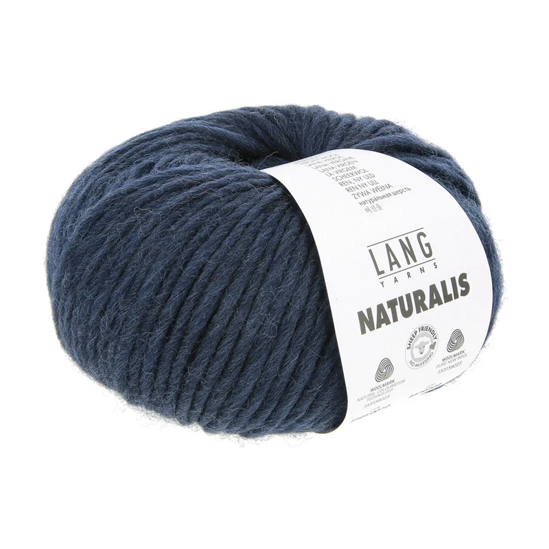 Lang Yarns Naturalis 0010 Stahlblau