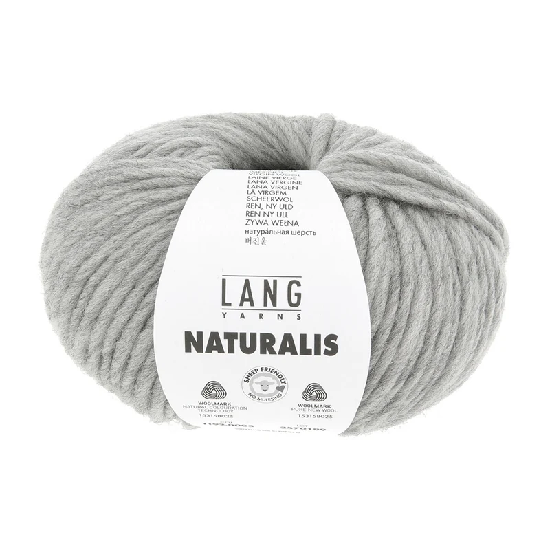 Lang Yarns Naturalis 0003 Hellgrau