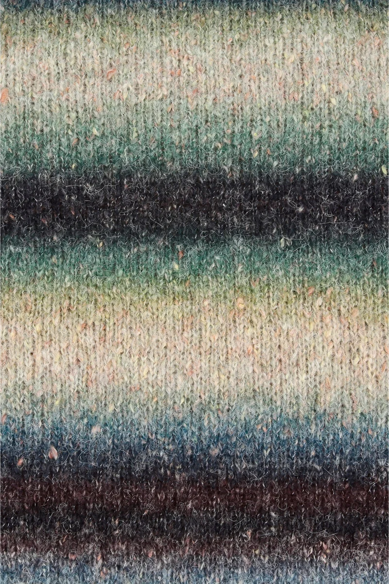 Lang Yarns Galaxy 0006 Schwarz/Grün/Beige
