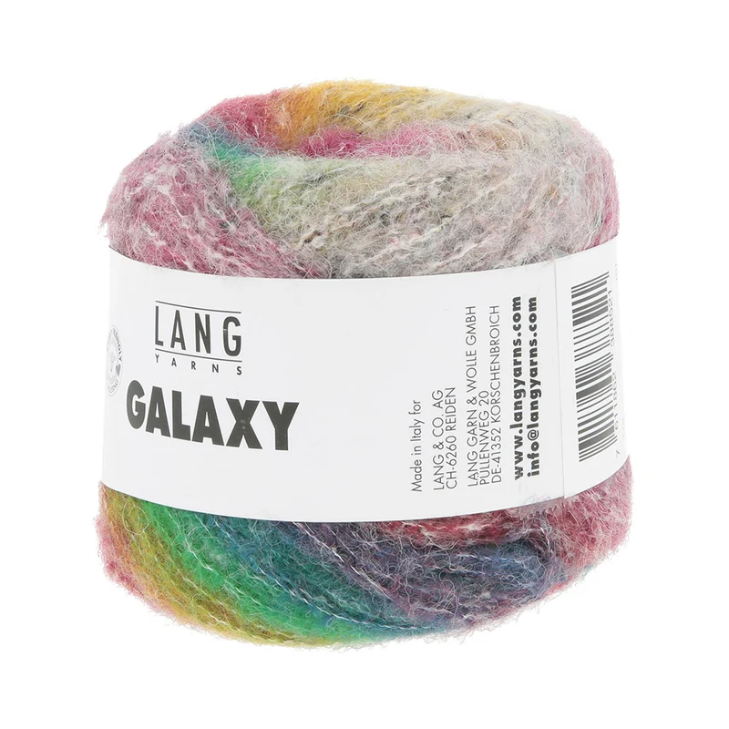 Lang Yarns Galaxy 0005 Rosa/Orange/Grün