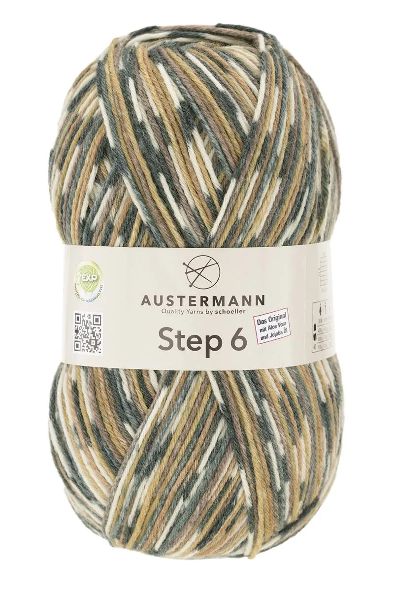 Step 6 Color EXP | 6-fach Sockenwolle | Farbe: 787 - BORKE