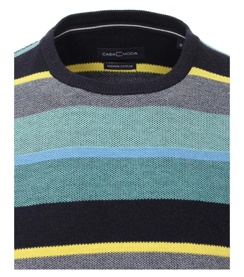 Pullover mit Rundhalsausschnitt gemustert