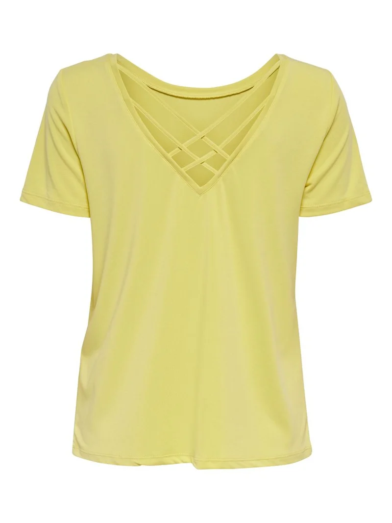 ONLFREE LIFE S/S CROSS BACK TOP JRS