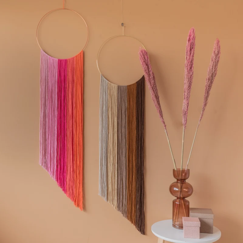 Makramee-Anleitung „Yarn and Colors Degradé“ Wandbehang 2.0