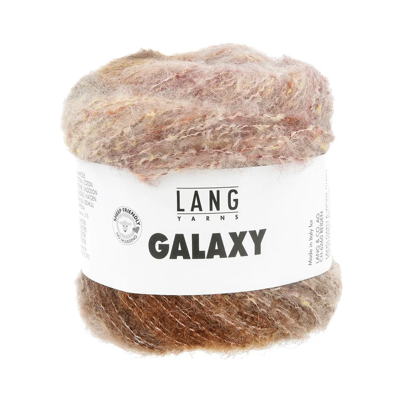 Lang Yarns Galaxy 0001 Braun/Beige/Oliv