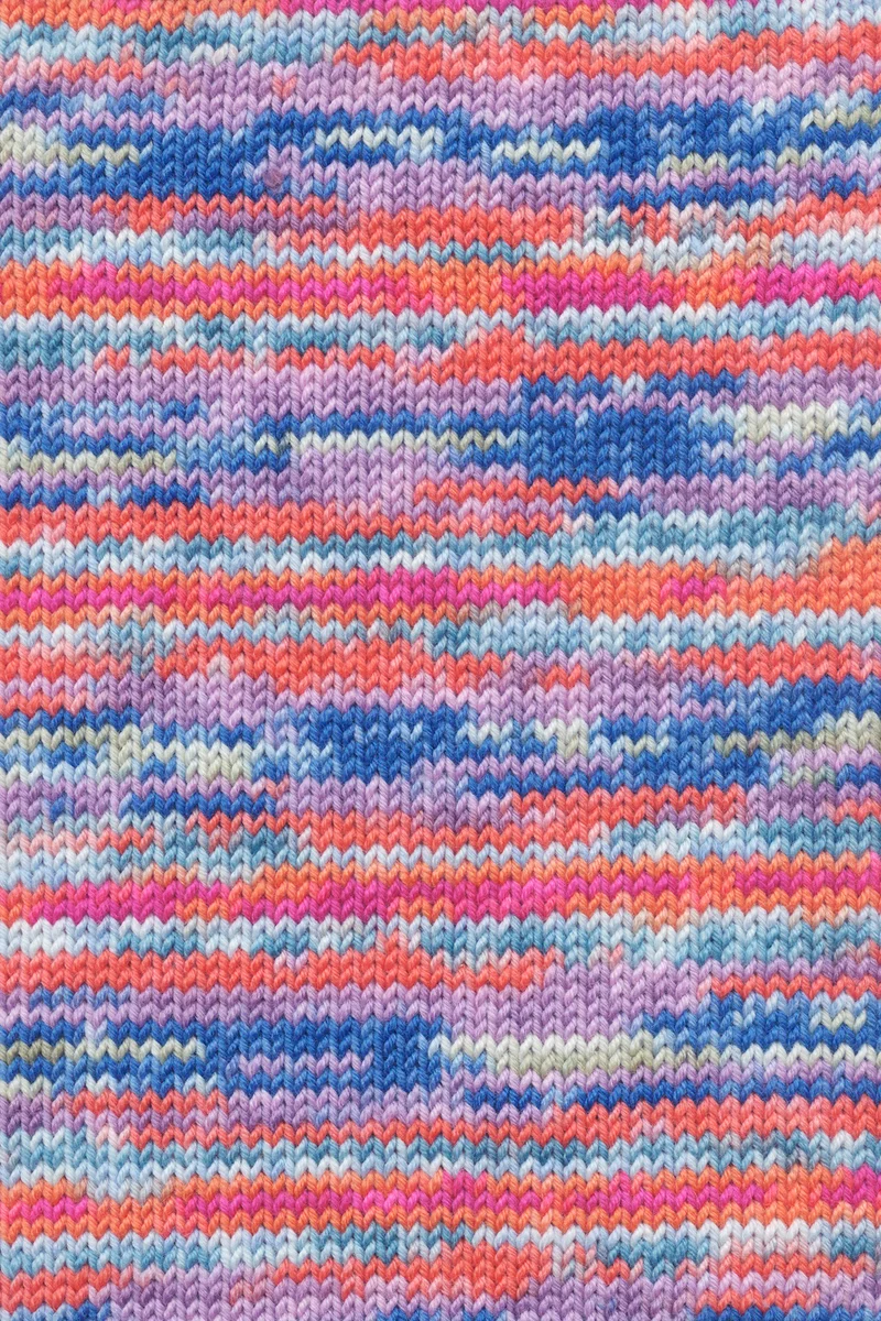 Lang Yarns Move 8-fach/8-Ply 0012 Orange/Marineblau/Lavendel/Türkis