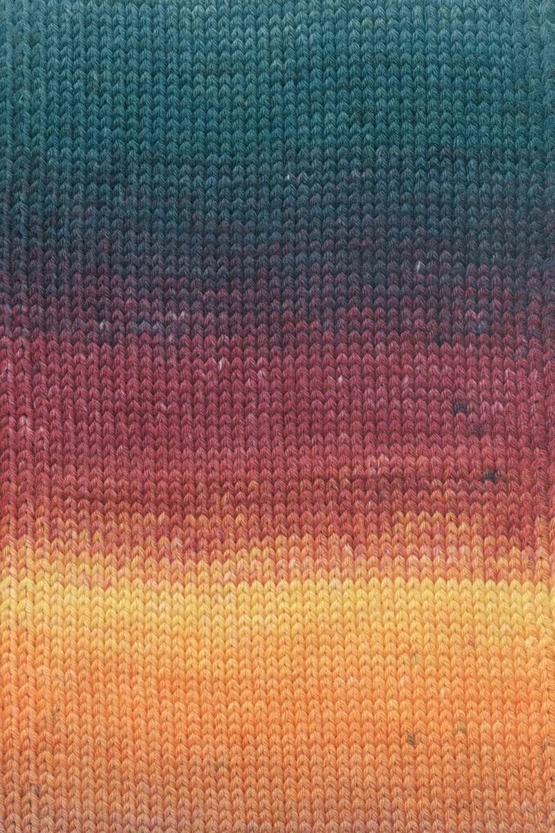Lang Yarns Move 6-Fach/6-Ply 0011 Hellblau/Königsviolett/Orange/Aubergine
