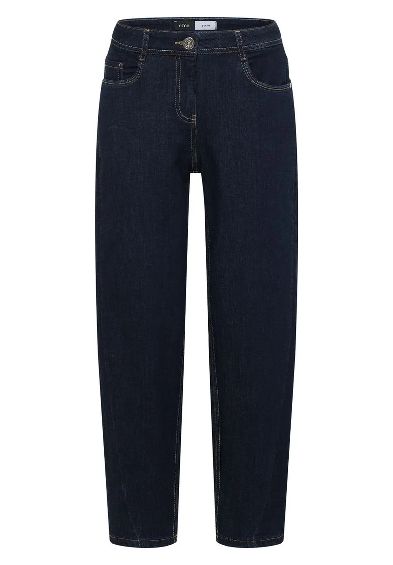 High Waist Barrel Leg Jeans im Loose Fit