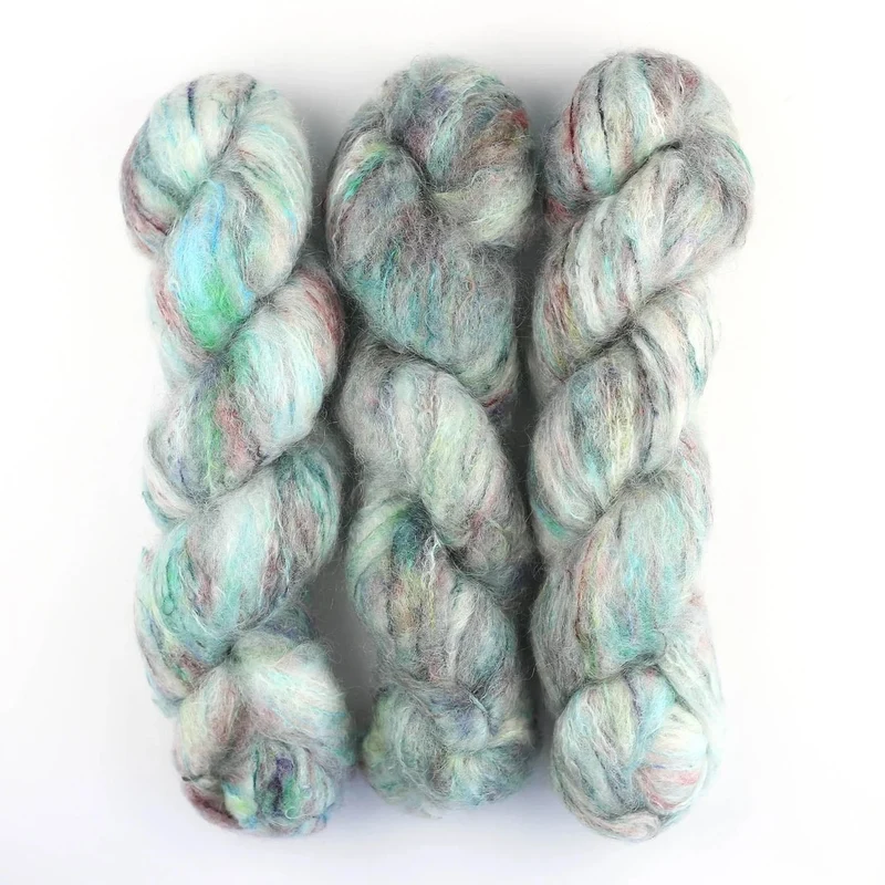 Fluffy Mohair Farbverlauf handgefärbt