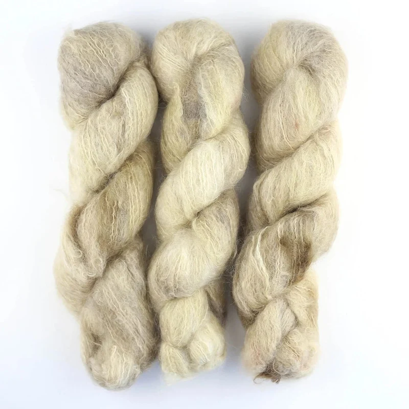 Fluffy Mohair Farbverlauf handgefärbt