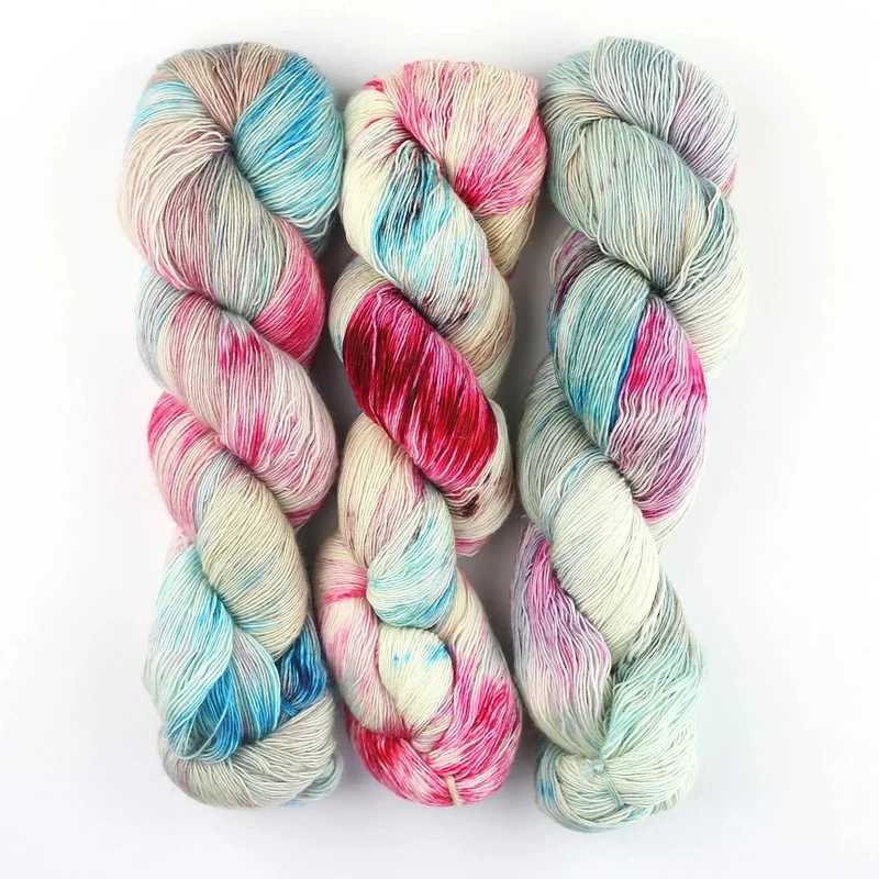 Merino SINGLE LACE Farbverlauf handgefärbt