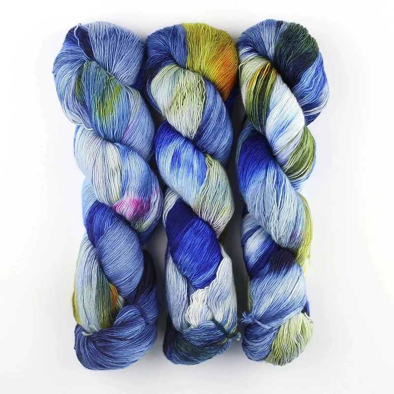 Merino SINGLE LACE Farbverlauf handgefärbt