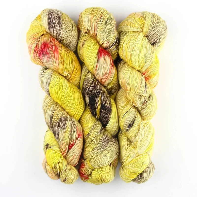 Merino SINGLE LACE Farbverlauf handgefärbt
