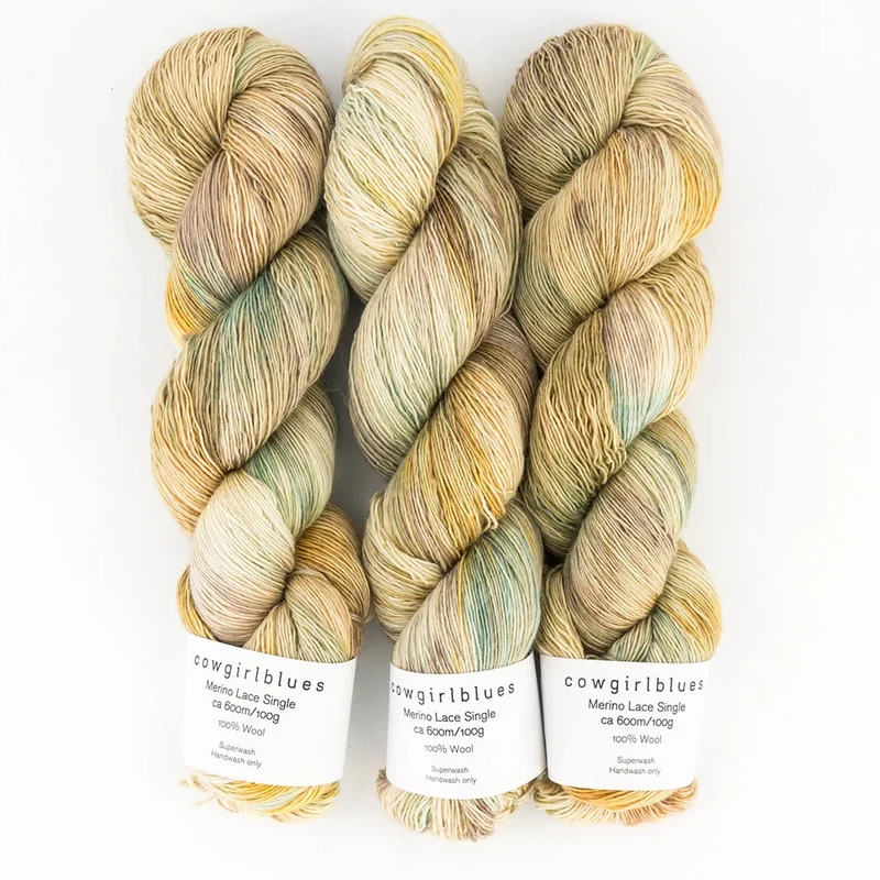 Merino SINGLE LACE Farbverlauf handgefärbt