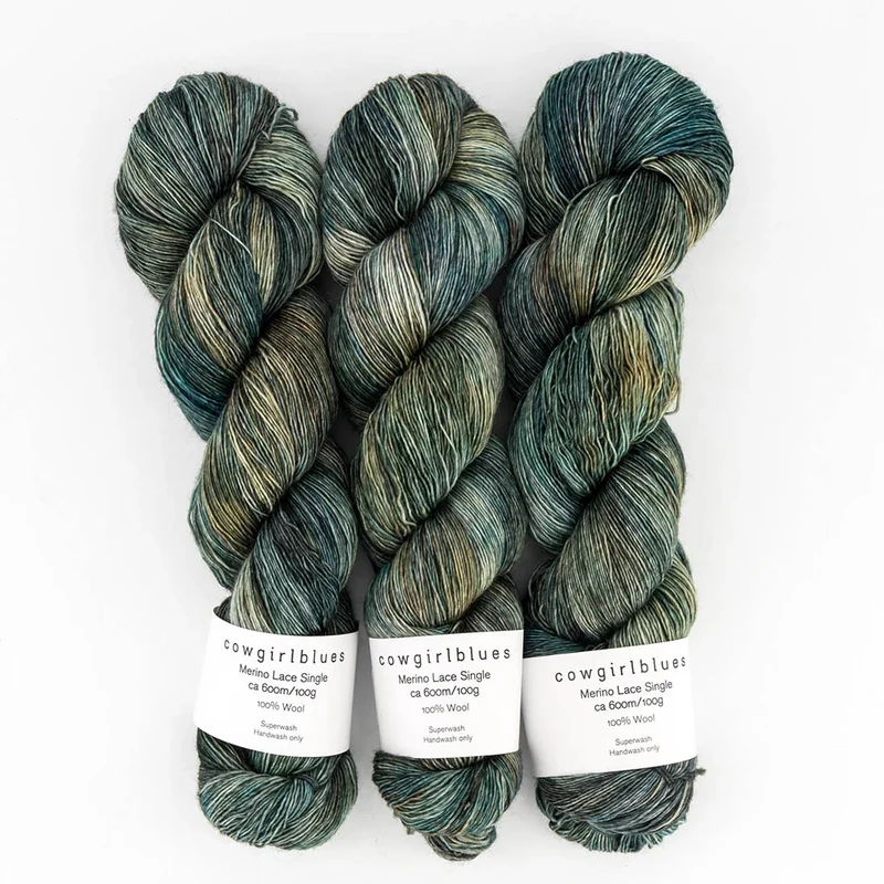 Merino SINGLE LACE Farbverlauf handgefärbt