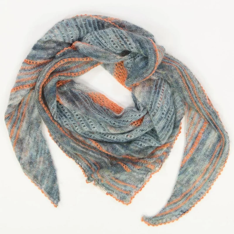 Strickpaket Joys of Spring Shawl handgefärbt - Englisch