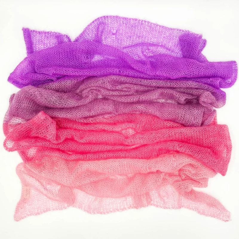 Strickpaket Cobweb Kidsilk Shawl handgefärbt