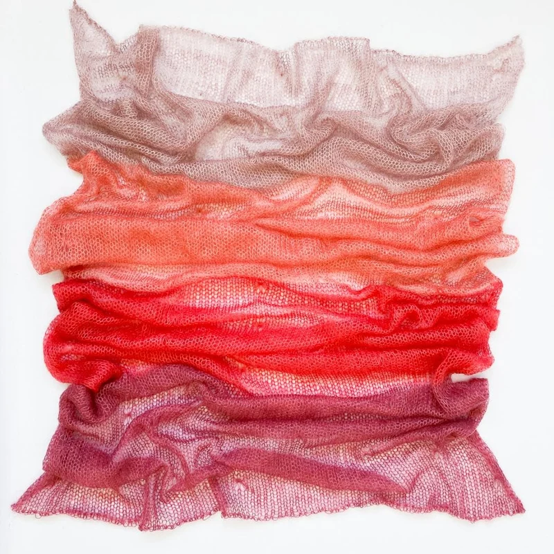 Strickpaket Cobweb Kidsilk Shawl handgefärbt