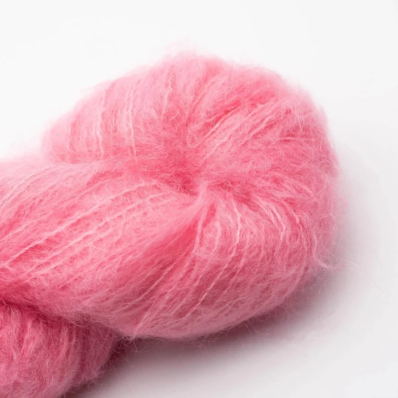Fluffy Mohair solids handgefärbt