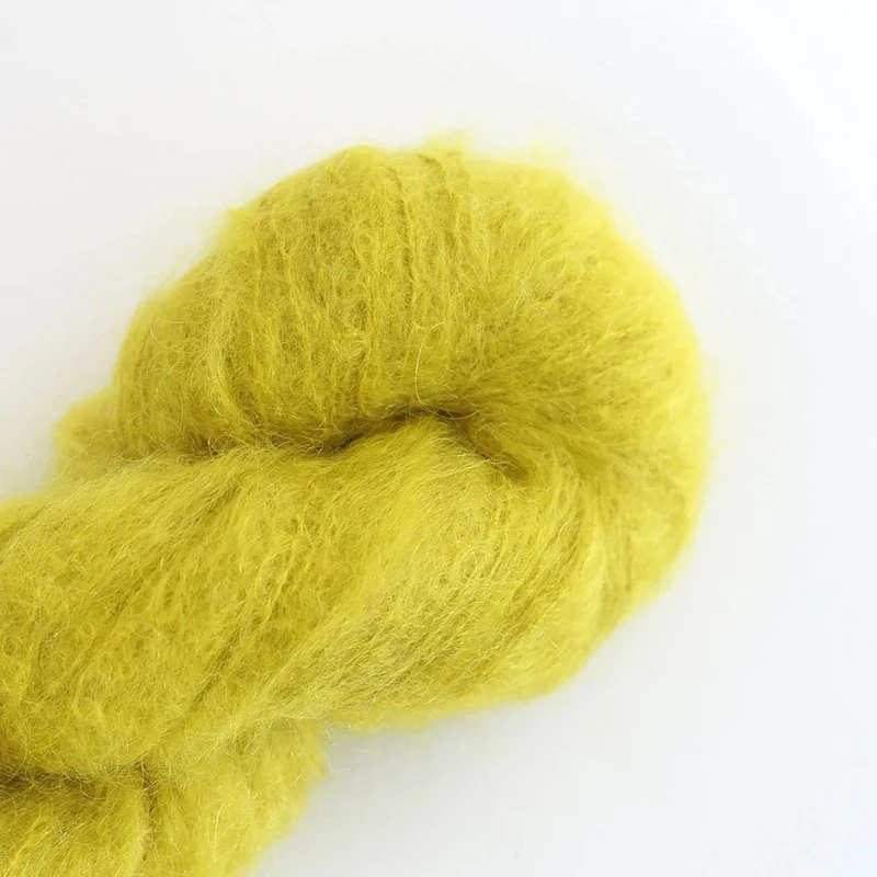 Fluffy Mohair solids handgefärbt