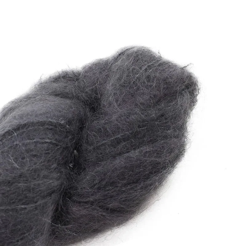 Fluffy Mohair solids handgefärbt
