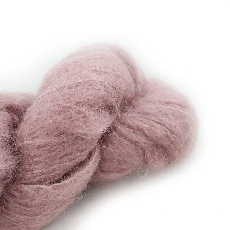 Fluffy Mohair solids handgefärbt