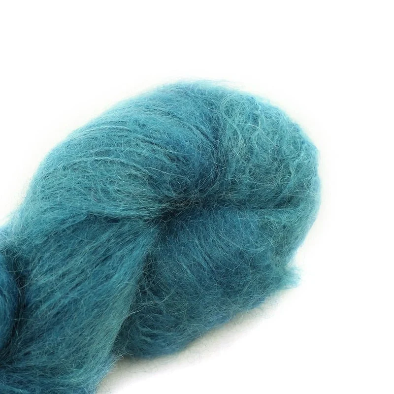 Fluffy Mohair solids handgefärbt