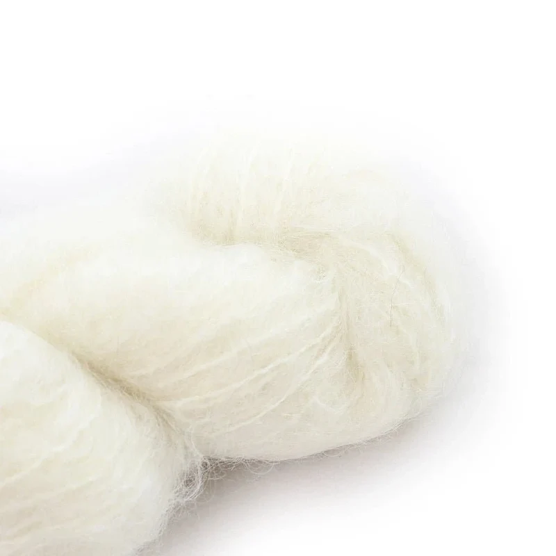 Fluffy Mohair solids handgefärbt