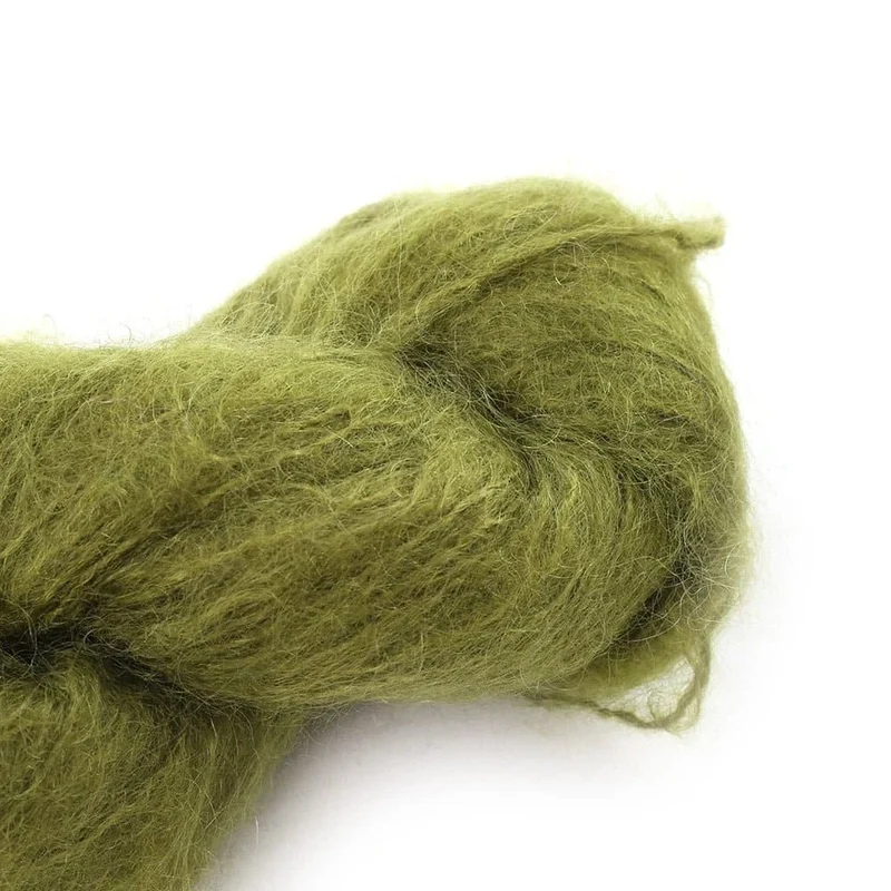 Fluffy Mohair solids handgefärbt