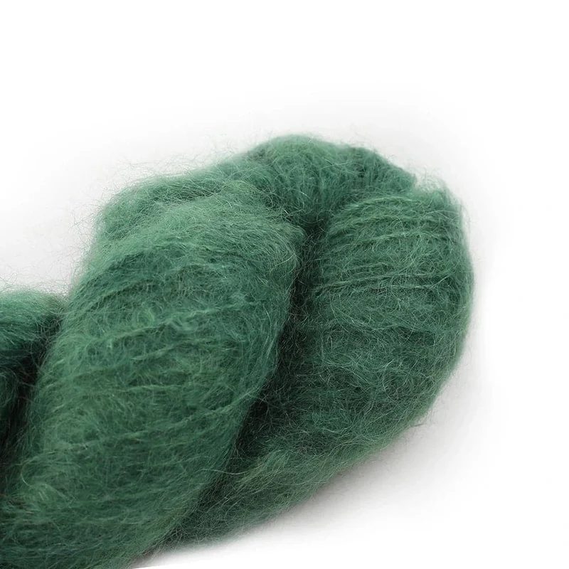 Fluffy Mohair solids handgefärbt
