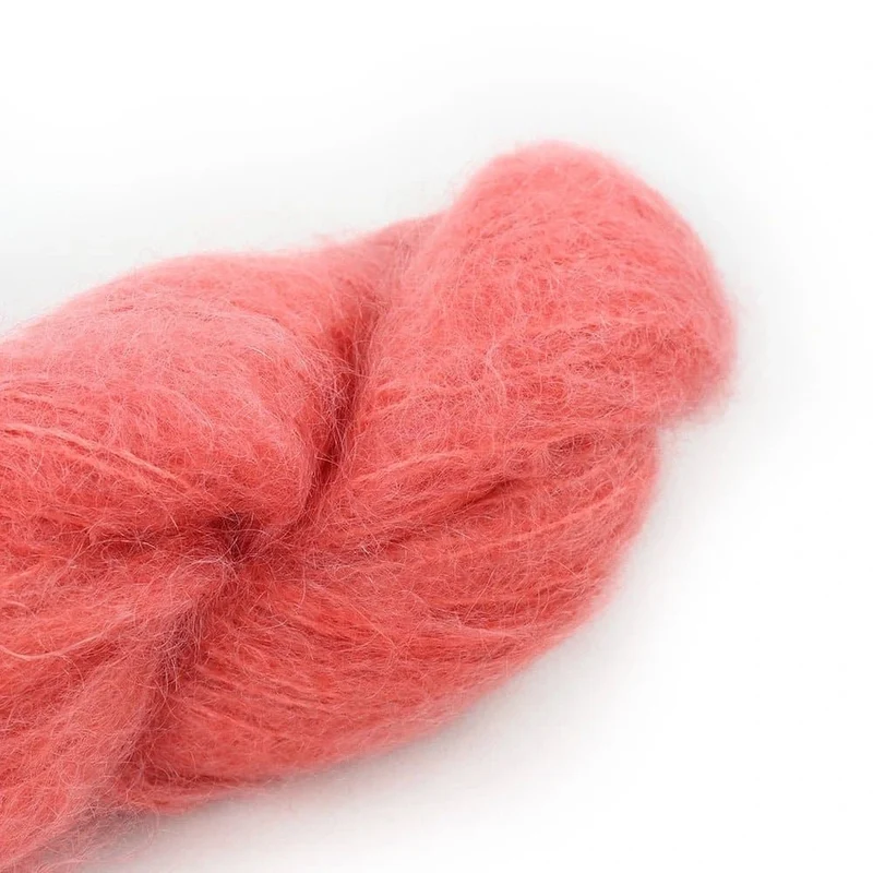 Fluffy Mohair solids handgefärbt