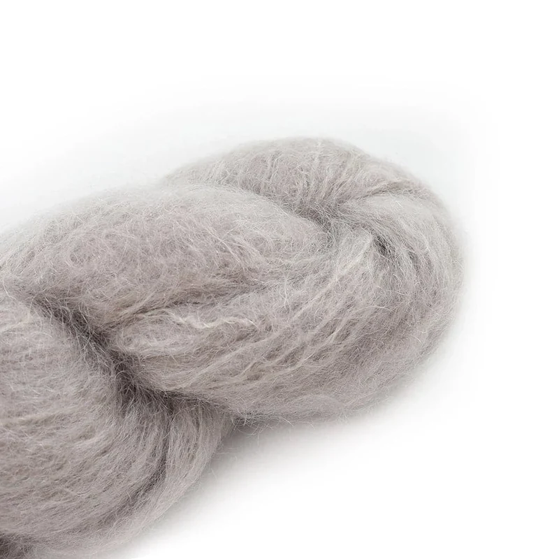 Fluffy Mohair solids handgefärbt