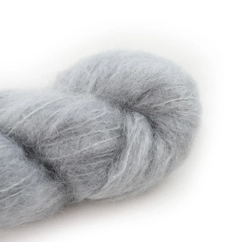 Fluffy Mohair solids handgefärbt