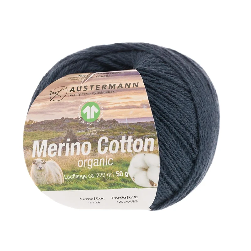 Merino Cotton | 230 M - 50 G | 28 - Navy