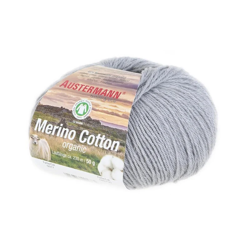 Merino Cotton | 230 M - 50 G | 17 - Hellgrau