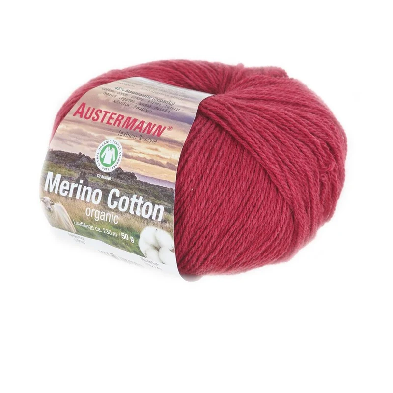 Merino Cotton | 230 M - 50 G | 03 - Rot